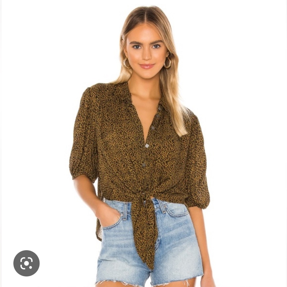 Free People Celia Printed Top
